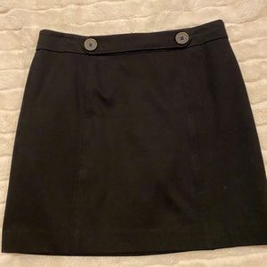 Loft black skirt fully lined 6p